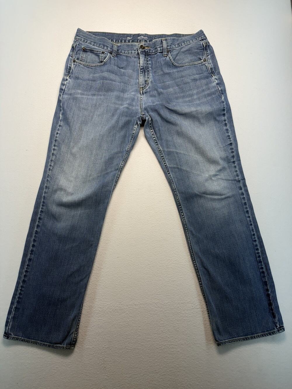 Old Navy Jeans Men 38x32 Loose Fit Skater Casual Straight Leg RN73277 Flex